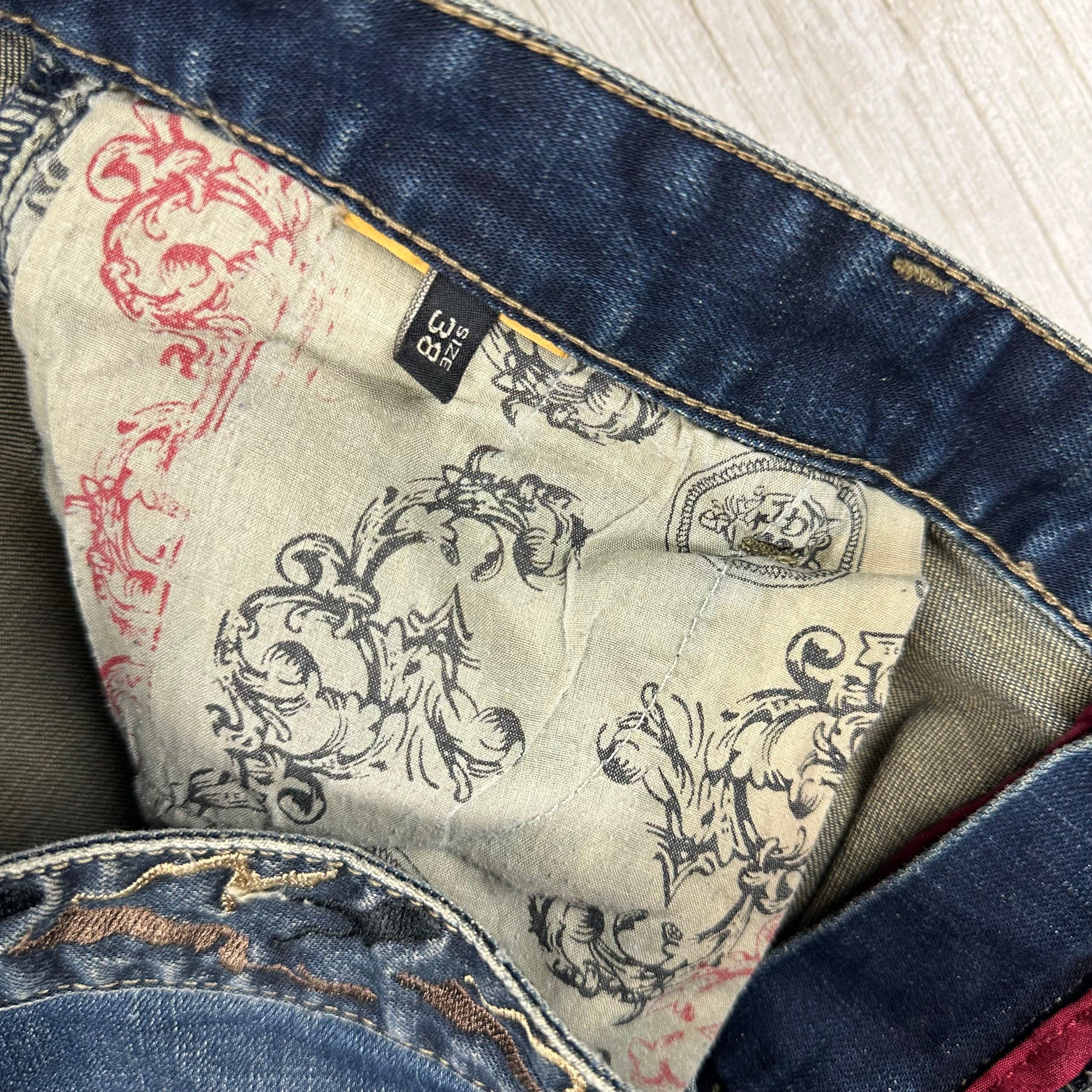 Philipp Plein Mens 'Indian Cowboy' Bootcut Jeans -Size 38 — Jean